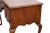 Queen Anne Antique Burr Walnut Queen Anne Style Ladies Writing Desk For Sale - Image 3 of 6