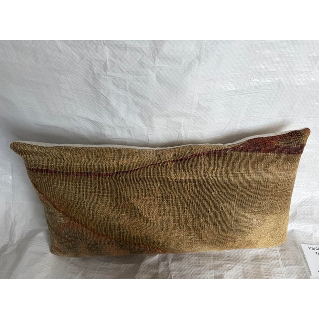 16th Century Brussels Tapestry Pillow Abstract Design For Sale In Los Angeles - Image 6 of 7