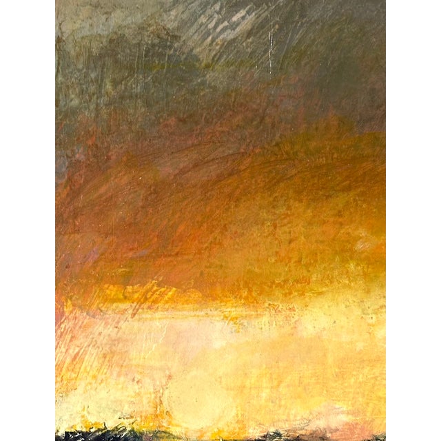 Abstract "Across the Street #15" Oil on Canvas Painting by Irma Cerese For Sale - Image 3 of 8