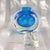 Contemporary Steven Correia Turquoise Blue Art Glass Perfume Bottle # 26899 For Sale - Image 3 of 10