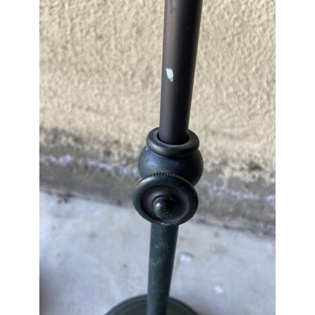 Metal Vintage Pottery Barn Adjustable Table Lamps - A Pair For Sale - Image 7 of 11