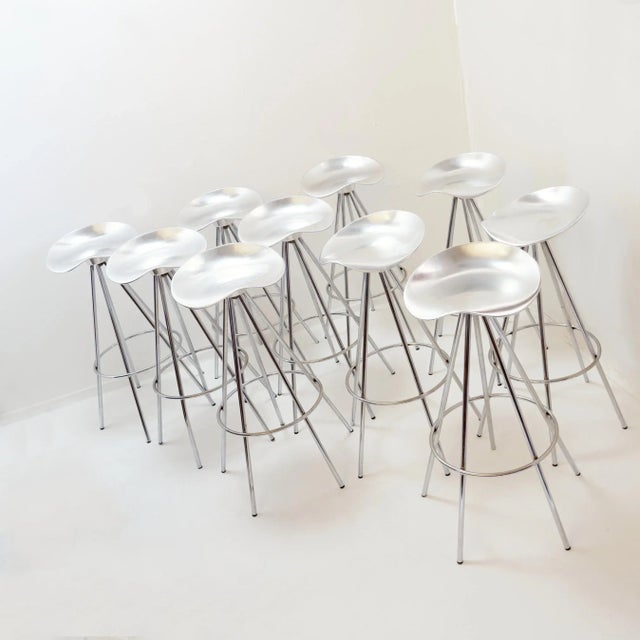 9 pieces available "jamaica" stools by pepe cortés for amat, spain, 1990s dimensions: seat: 35 cm x 33 cm w: 52 cm d: 49...