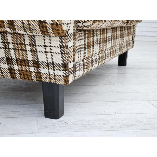 Vintage Danish Two-Seater Sofa in Wool, 1970s For Sale - Image 13 of 16