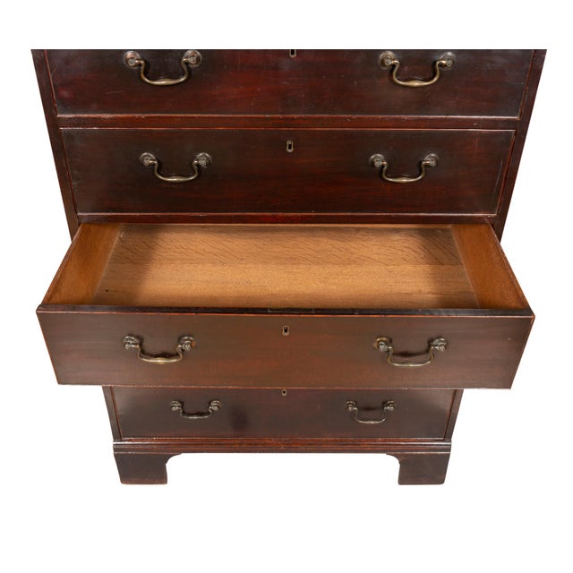 Irish Mahogany High Chest of Drawers Chairish