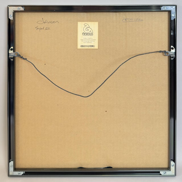 Paper 1980s Evelyn B. Johnson "Sibyl Viii" Original Serigraph, 5/20, Signed For Sale - Image 7 of 8