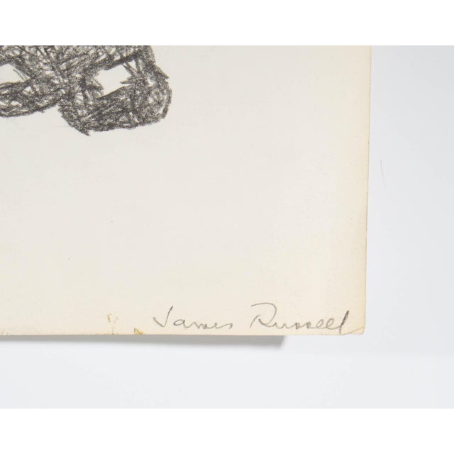 “George N’ Frank Coming” Graphite Drawing Signed by James Spencer Russell For Sale In Indianapolis - Image 6 of 7