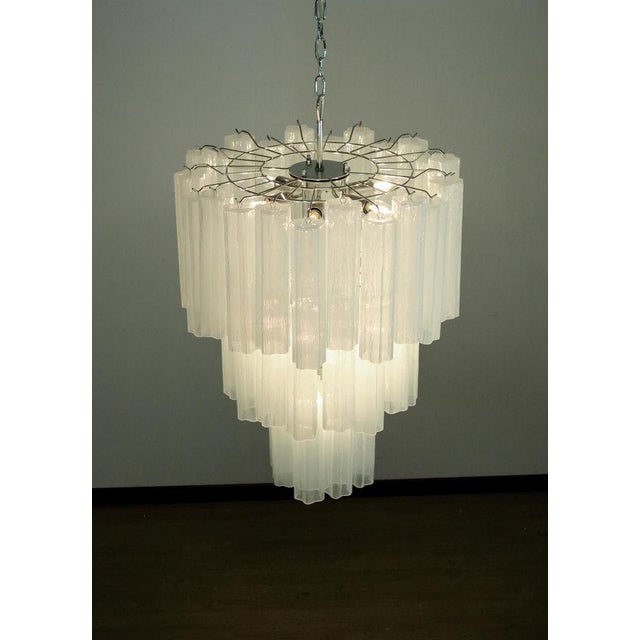 Metal Toni Zuccheri Style Tronchi Murano Chandeliers, 1990s, Set of 2 For Sale - Image 7 of 10