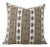 Fabdivine Block Print Laxmi Border Pattern Pillow Cover Linen Blend --16"x16" Inch For Sale