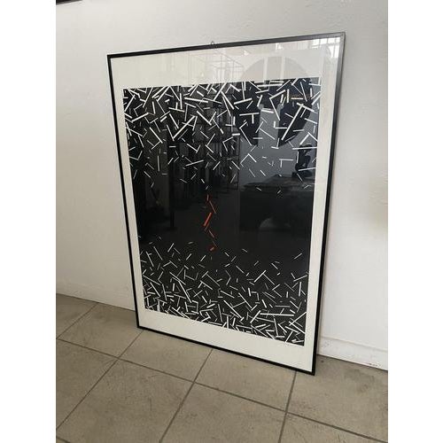 Bonetti, Postmodern Abstract Composition, 1980, Multiple Print on Paper For Sale - Image 3 of 10