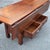 Early 21st Century American Craftsman Style Rustic Oak Drop-Leaf Console/Dining Table, Imported From Bulgaria by Crate & Barrel Co., 2005 [Unsigned] For Sale - Image 5 of 15