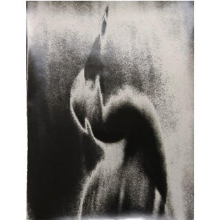 Pat Truax "Abstract" Black and White Sabattier Abstract Photograph 1960's For Sale