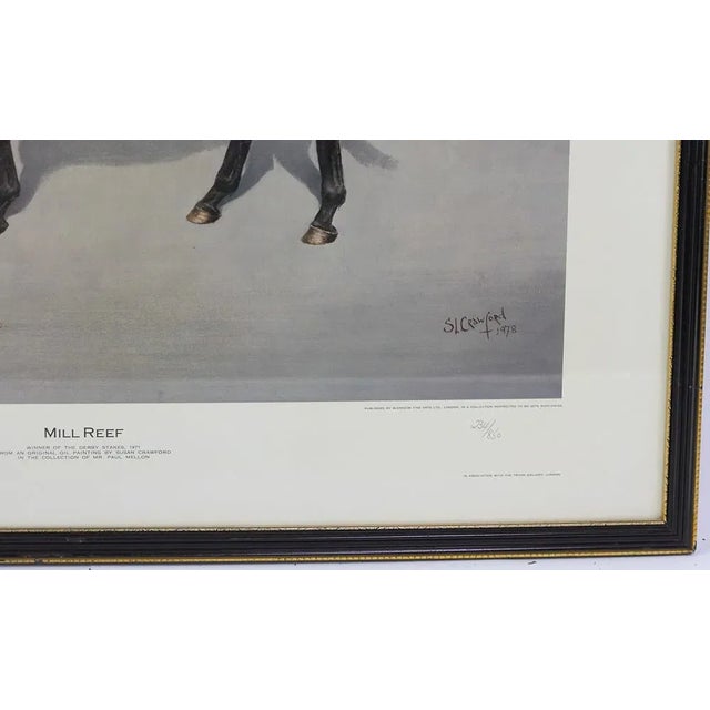 1970s Mill Reef Winner of the Derby Stakes 1971 by Susan Crawford Provenance: The Susie Hilfiger Collection For Sale - Image 5 of 8