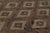 Traditional Vintage Turkish Kilim in Brown With Diamond Lattice Patterning - Rug & Kilim For Sale - Image 3 of 10