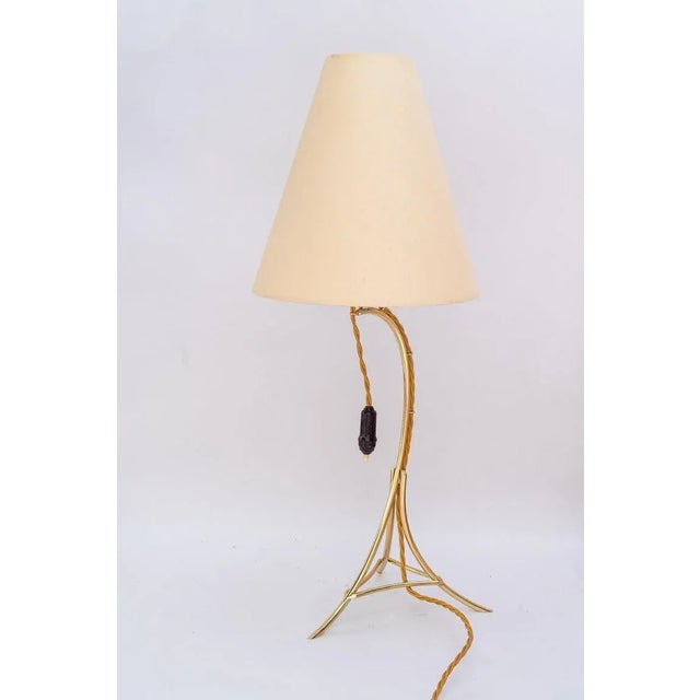 Large Table Lamp with Fabric Shade by Rupert Nikoll, Vienna, Austria, 1950s For Sale - Image 15 of 15