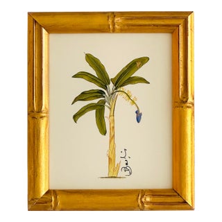 Original Hand Painted Banana Palm Tree For Sale