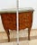 Brown 1900s Antique French Small Bombe Commode with Green Marble Brass Ormolu For Sale - Image 8 of 11
