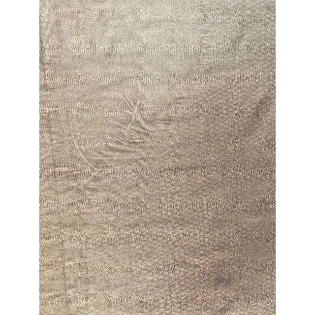 Vintage Indian Modern Khaki Color Flat Rug For Sale - Image 17 of 18