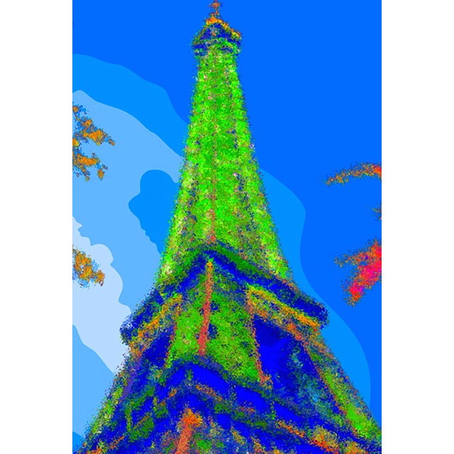 Francis APESTÉGUY - Eiffel Tower 2007 Format A2 (40x60cm) Digital print from an original photograph taken by the artist,...