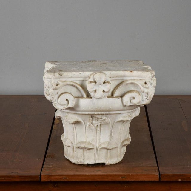 Small Antique Style Stone Column For Sale - Image 4 of 9
