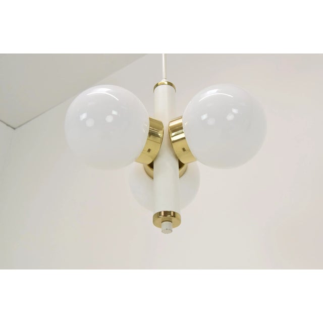 Mid-Century Pendant Light attributed to Instala Decin, 1970s For Sale - Image 10 of 13