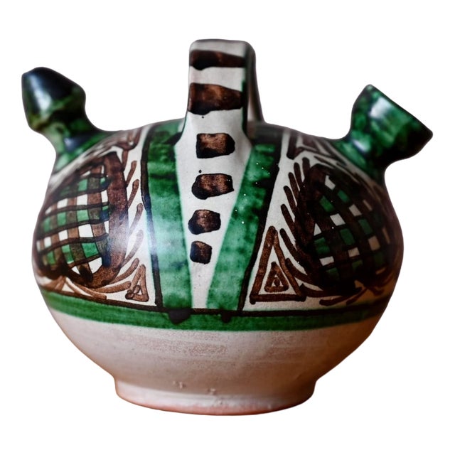 Glazed Terracotta Pitcher from Domingo Punter, Spain, 1960s For Sale