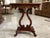 Wood Antique Solid Mahogany Harp Art Nouveau Table Usa Pretty For Sale - Image 7 of 14