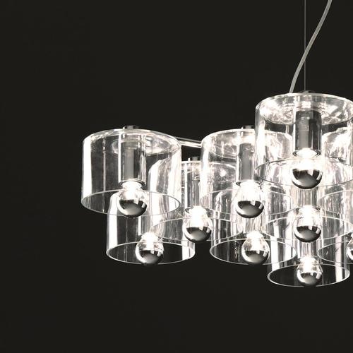 Fiore 433 Suspension Lamp by Marta Laudani & Marco Romanelli for Oluce For Sale - Image 3 of 7