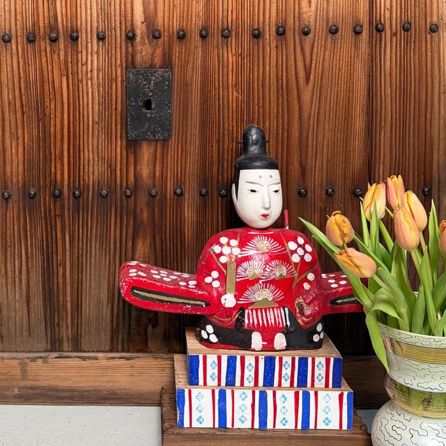 Antique Japanese Wooden Door Wall Panel, 1890s For Sale - Image 11 of 17