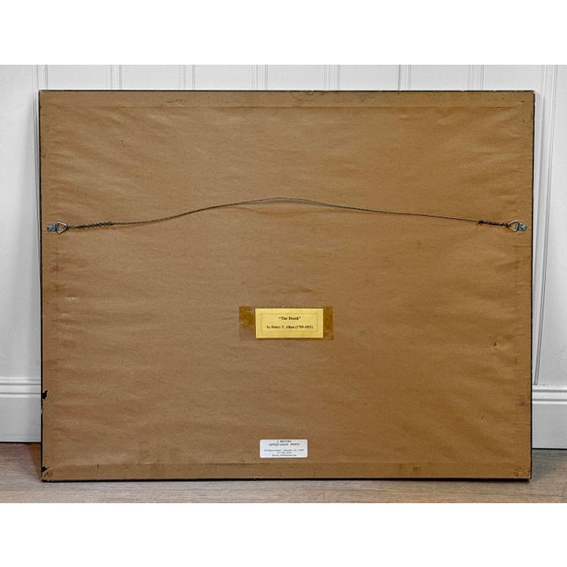 Antique Traditional Equestrian Fox Hunt "The Death" Framed Lithograph For Sale - Image 12 of 13