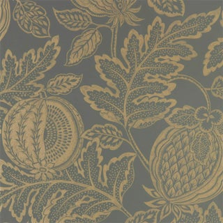 Sanderson Cantaloupe Wallpaper in Bastille - a Sample For Sale