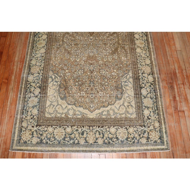 Antique Persian Isfahan Mihrab Prayer Carpet For Sale In New York - Image 6 of 12