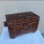 A Vintage Maya Themed Carved Mahogany Small Size Trunk, Honduras, Circa 1970's For Sale - Image 11 of 12