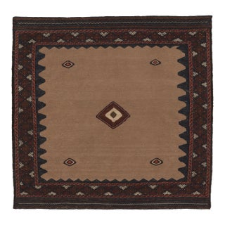 Vintage Sofreh Persian Kilim, Square Rug With Open Field - Rug & Kilim For Sale