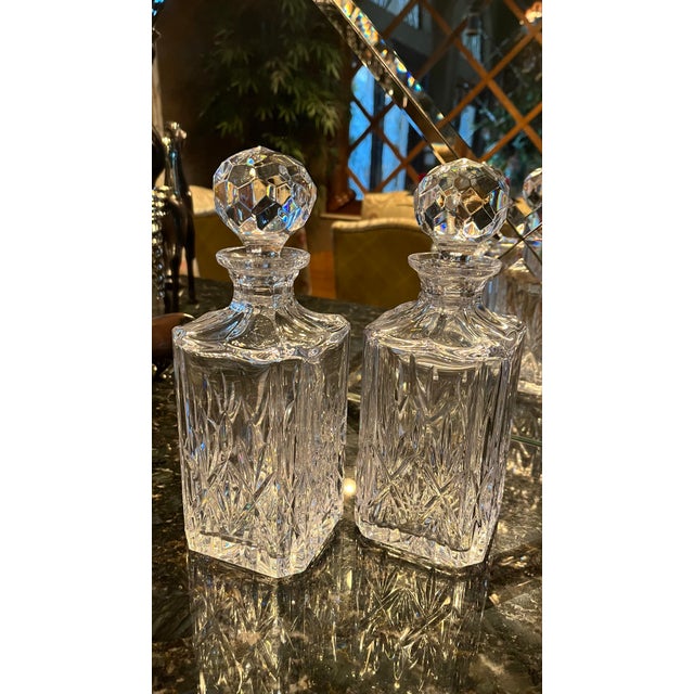 Tiffany and Co. 1980s Tiffany and Co. Decanters- a Pair For Sale - Image 4 of 8
