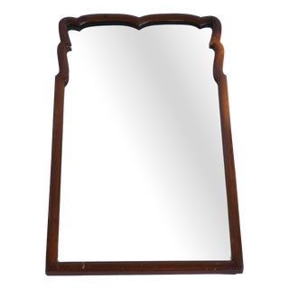 Antique Dutch Scalloped Mirror with Beveled Glass For Sale