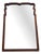 Antique Dutch Scalloped Mirror with Beveled Glass For Sale