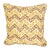 China Seas Yellow and Chocolate Ikat Pillow Dimensions: approx. 17” L x 17” Down insert included