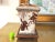 Wood 1950s Porcelain Monkeys Lamp & Shade For Sale - Image 7 of 18