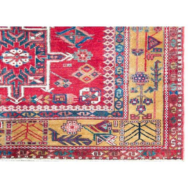 Tribal Early 20th Century Persian Karaja Rug For Sale - Image 3 of 15