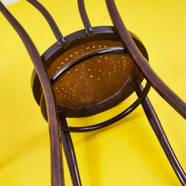 Curved Wood Chairs, Early 1900s, Set of 2 For Sale - Image 9 of 10