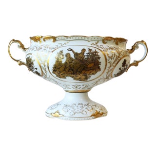 German Porcelain Jardinière Centerpiece, Neoclassical Style, Circa Early 20th Century For Sale