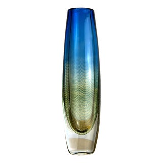 Crow Vase by Sven Palmqvist for Orrefors, 1950s For Sale