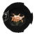 Henriot Quimper Guy Trévoux Black Fish Plate For Sale