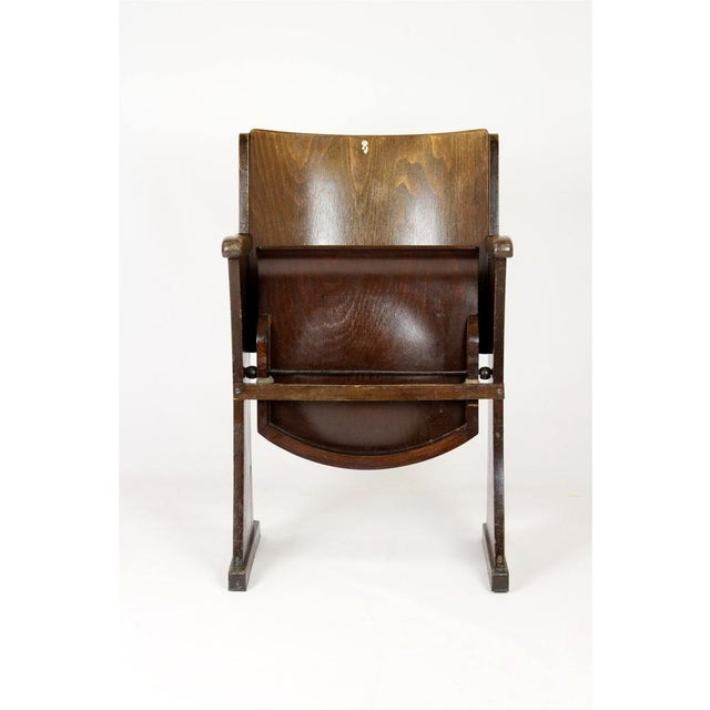 Vintage Cinema Chair, 1940s For Sale - Image 4 of 11