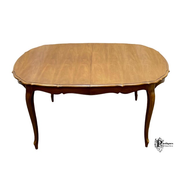 Vintage Thomasville French Provincial Style Oak Dining Table Chairish