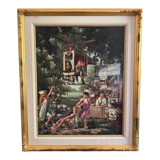Bob Byerley "The Healing Arts" Limited Edition Hand-Enhanced Canvas Transfer Art – Framed For Sale