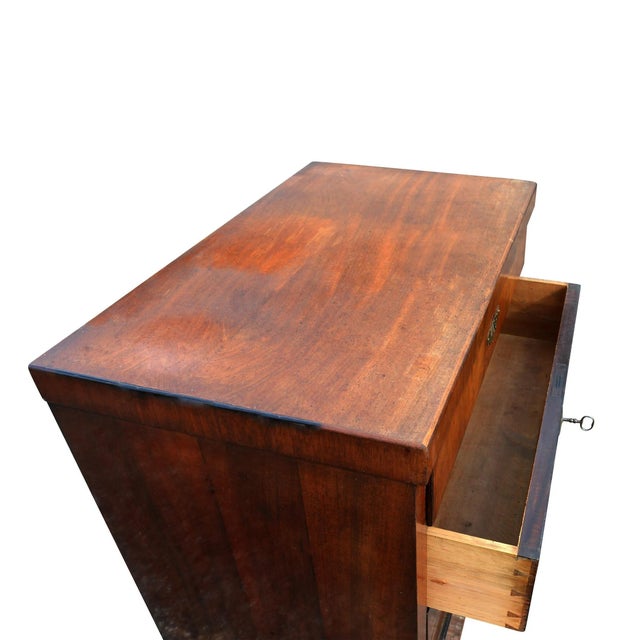 19th Century 19th Century 19Th Century Empire Four Drawer Chest For Sale - Image 5 of 6