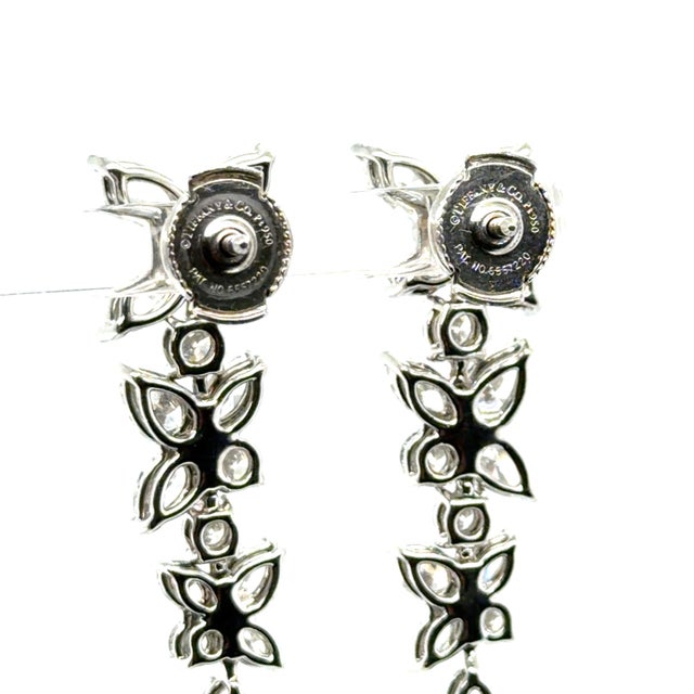 Early 21st Century Tiffany & Co. Victoria Diamond Mixed Cluster Drop Earrings, A Pair For Sale - Image 5 of 7