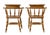 Wood Set of 19th Century Elm Elbow Chairs, 1890s For Sale - Image 7 of 9