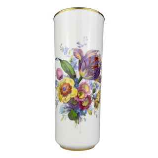 Vintage Porcelain Vase, Limoges, France, 1970s For Sale